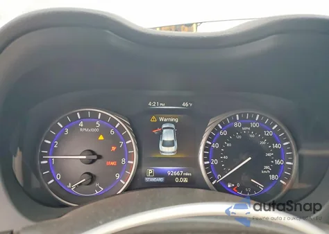 2014 Infiniti Q50 Base z USA, uszkodzony, nr VIN JN1BV7AR3EM695979